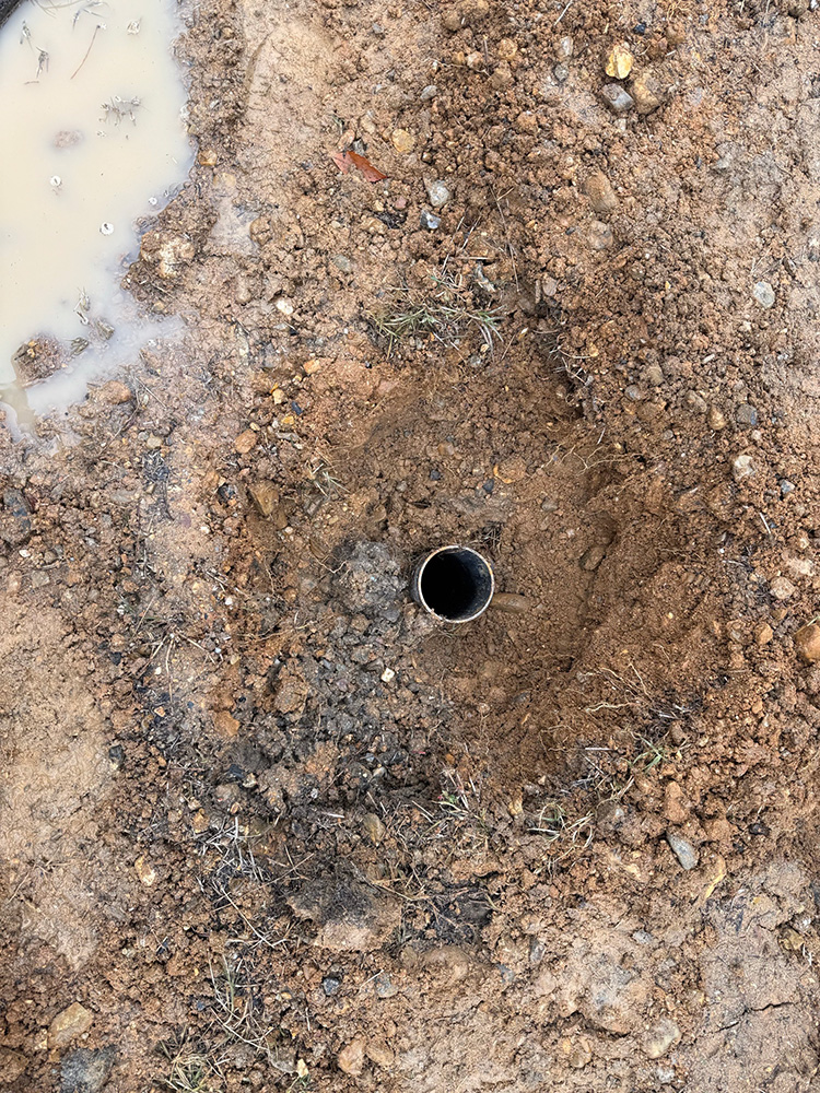 ガイアF1パイルSR工法の施工の様子