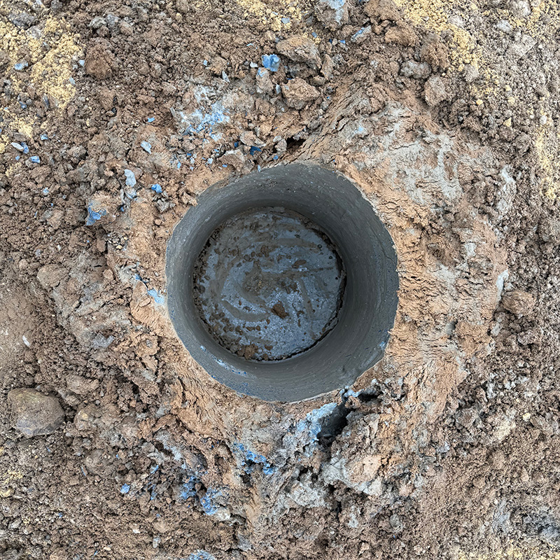 ピュアパイル工法の完成写真